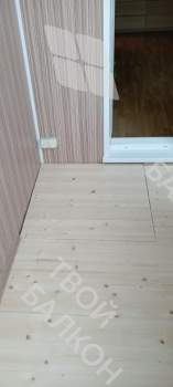 Отделка балкона сапожок с утеплением