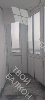 Остекление балкона лодочка