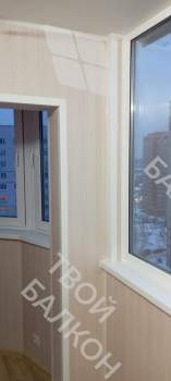 Отделка балкона с утеплением в доме серии п-111м