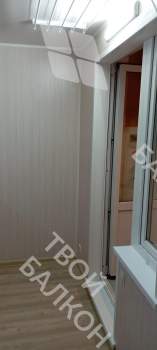 Отделка балкона с утеплением в доме серии п-111м