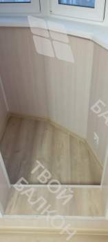 Отделка балкона с утеплением в доме серии п-111м