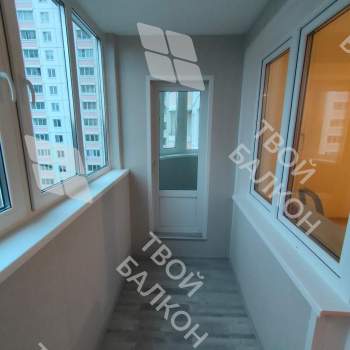 Отделка балкона с утеплением в многоквартирном доме