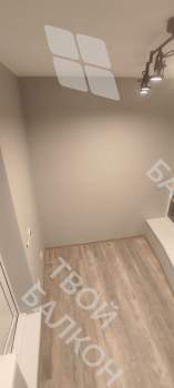 Отделка балкона с утеплением в многоквартирном доме