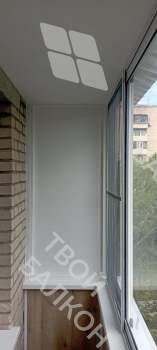 Холодное остекление балкона с отделкой