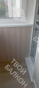 Отделка балкона с утепление в многоквартирном доме