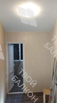 Отделка балкона с утепление в многоквартирном доме