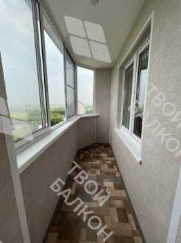 Остекление и отделка балкона панелями ПВХ