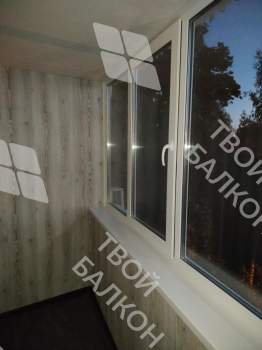 Отделка балкона с утеплением в многоквартирном доме