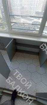 Установка шкафа на балконе