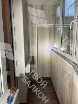 Отделка балкона с утеплением в многоквартирном доме