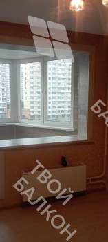 Отделка балкона с утеплением в многоквартирном доме