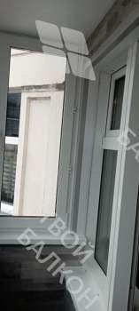 Отделка балкона с утеплением в многоквартирном доме