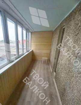 Отделка балкона с утеплением в многоквартирном доме