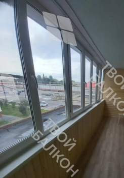 Отделка балкона с утеплением в многоквартирном доме