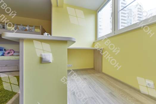 Совмещение балкона с комнатой и утепление