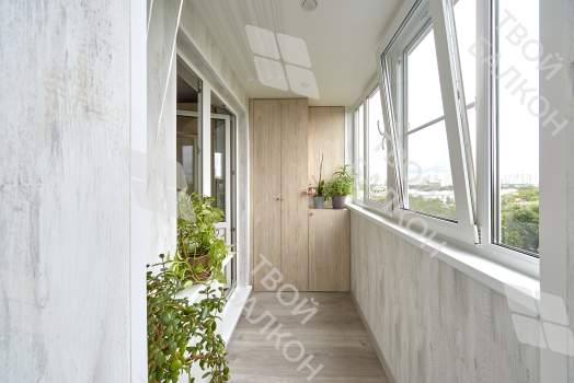 Отделка балкона ПВХ с утеплением