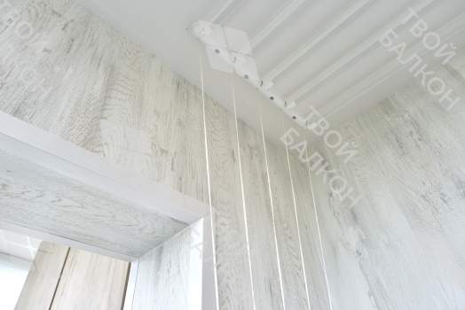 Отделка балкона ПВХ с утеплением