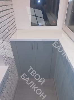 Отделка с утеплением балкона в панельном доме
