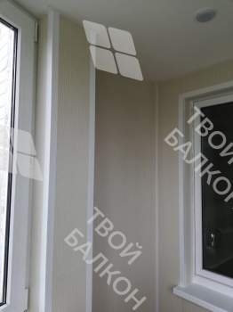 Остекление и отделка эркерной лоджии под ключ