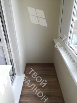 Остекление и отделка эркерной лоджии под ключ