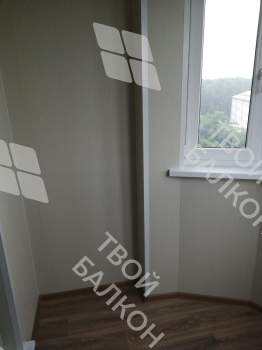 Остекление и отделка эркерной лоджии под ключ