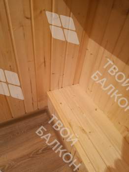 Остекление и отделка балкона Сапожок