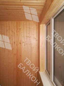 Остекление и отделка балкона Сапожок