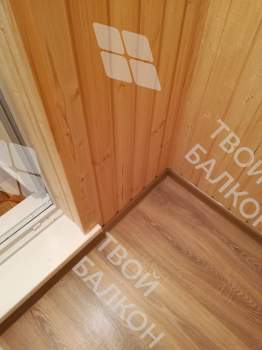 Остекление и отделка балкона Сапожок