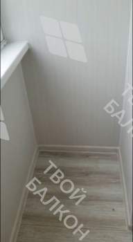 Остекление балкона и балконного блока с утеплением Пеноплексом