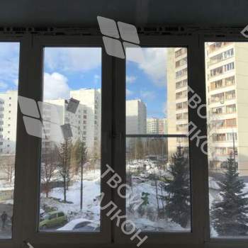 Остекление и отделка двух балконов