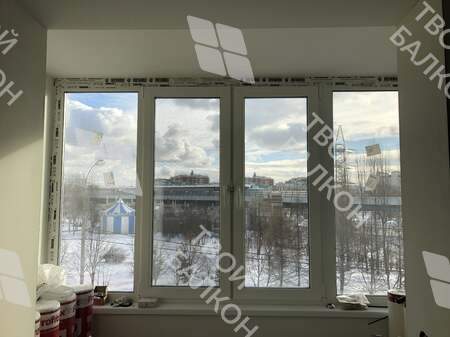 Остекление и отделка двух балконов