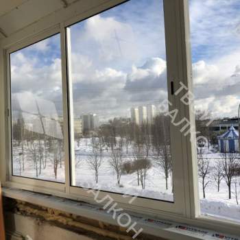Остекление и отделка двух балконов