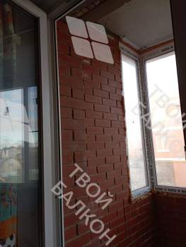 Остекление профилем Rehau и отделка балкона