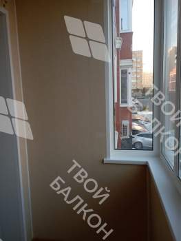 Остекление профилем Rehau и отделка балкона