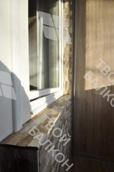 Отделка с утеплением балкона в панельном доме