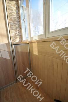Отделка с утеплением балкона в панельном доме
