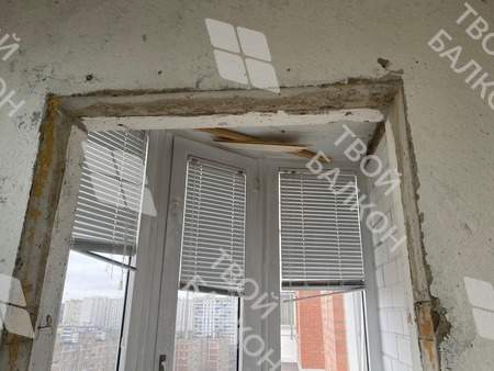 Отделка и утепление эркерного балкона