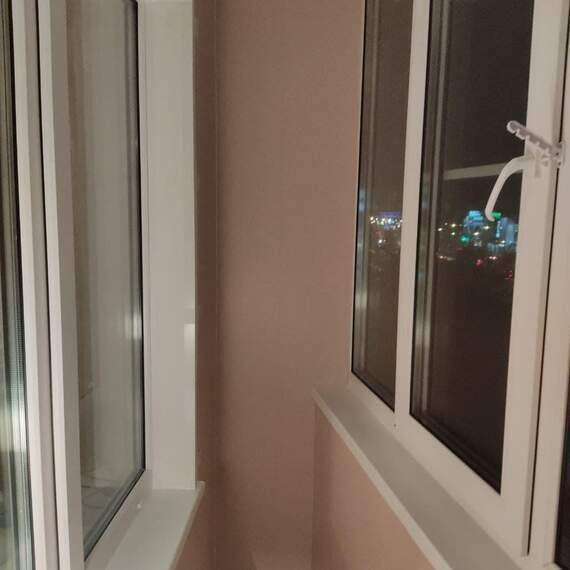 Остекление балкона профилем Rehau Delight 70