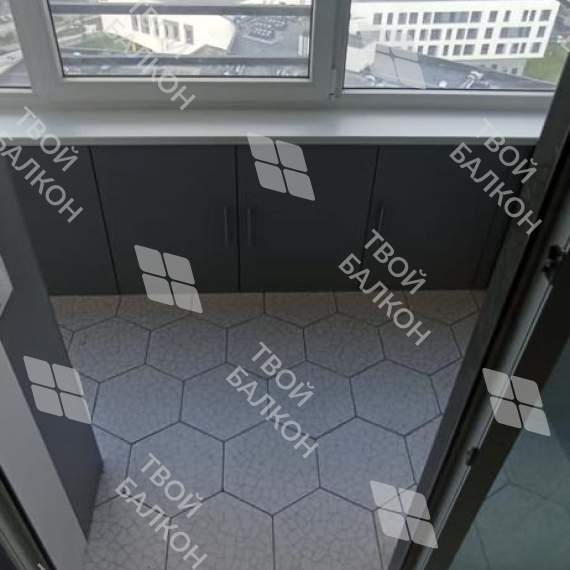 Установка шкафа на балконе