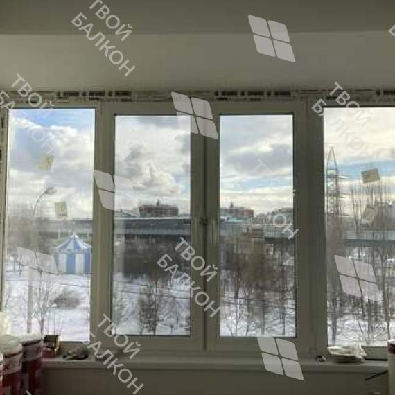 Остекление и отделка двух балконов