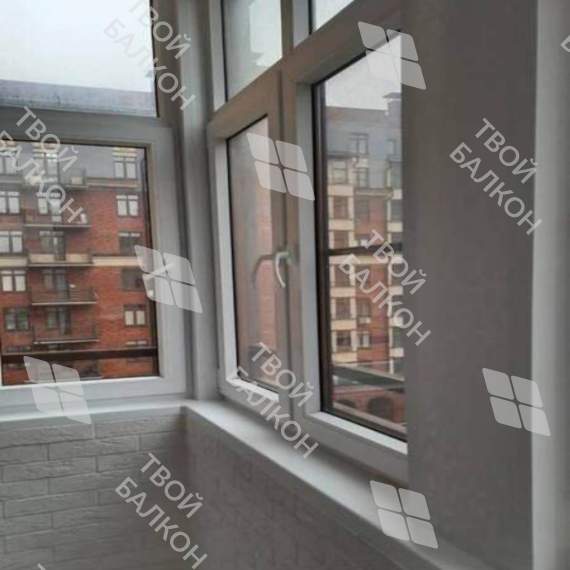 Отделка балкона под ключ с утеплением