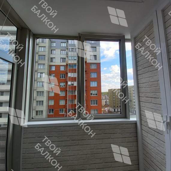 Отделка балкона в многоквартирном доме